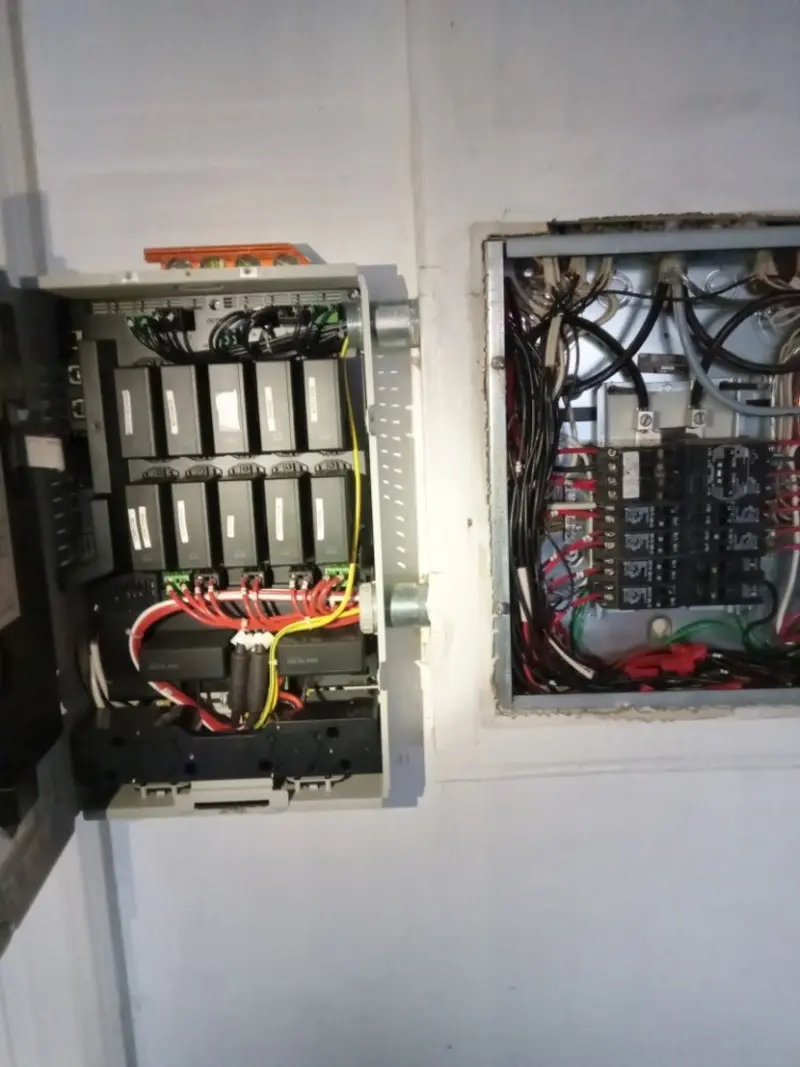 Electrical panel upgrade completed for Security Camera Wiring in Melbourne Beach